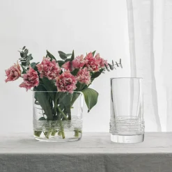 HADELAND GLASSVERK AS Vaser|Kunstglass-ARCTIC VASE 22,6 CM Klar