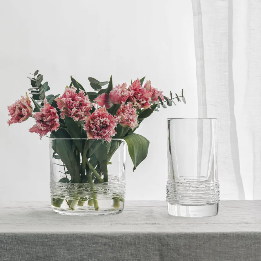 HADELAND GLASSVERK AS Vaser|Kunstglass-ARCTIC VASE 22,6 CM Klar