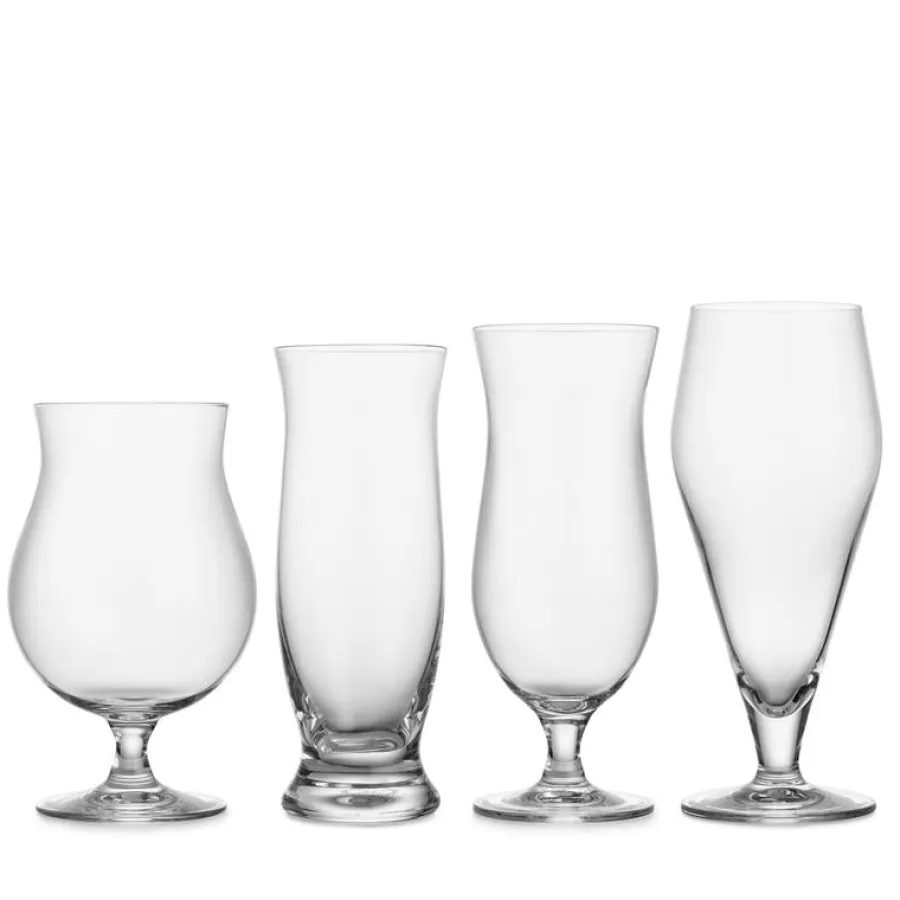 HADELAND GLASSVERK Ølglass-AUGUSTIN ØLTESTER-SETT 4PK