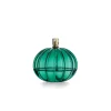 HADELAND GLASSVERK Oljelamper-AURORA OLJELAMPE OPTIKK RUND 11 CM TEAL