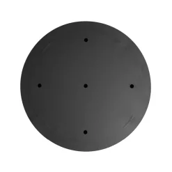 HADELAND GLASSVERK AS Taklamper|Baldakiner-BALDAKIN RUND Ø340MM 5 HULL Sort