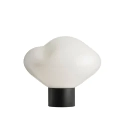 HADELAND GLASSVERK Bordlamper|Bordlamper-CRYSTAL STONE BORDLAMPE HVIT