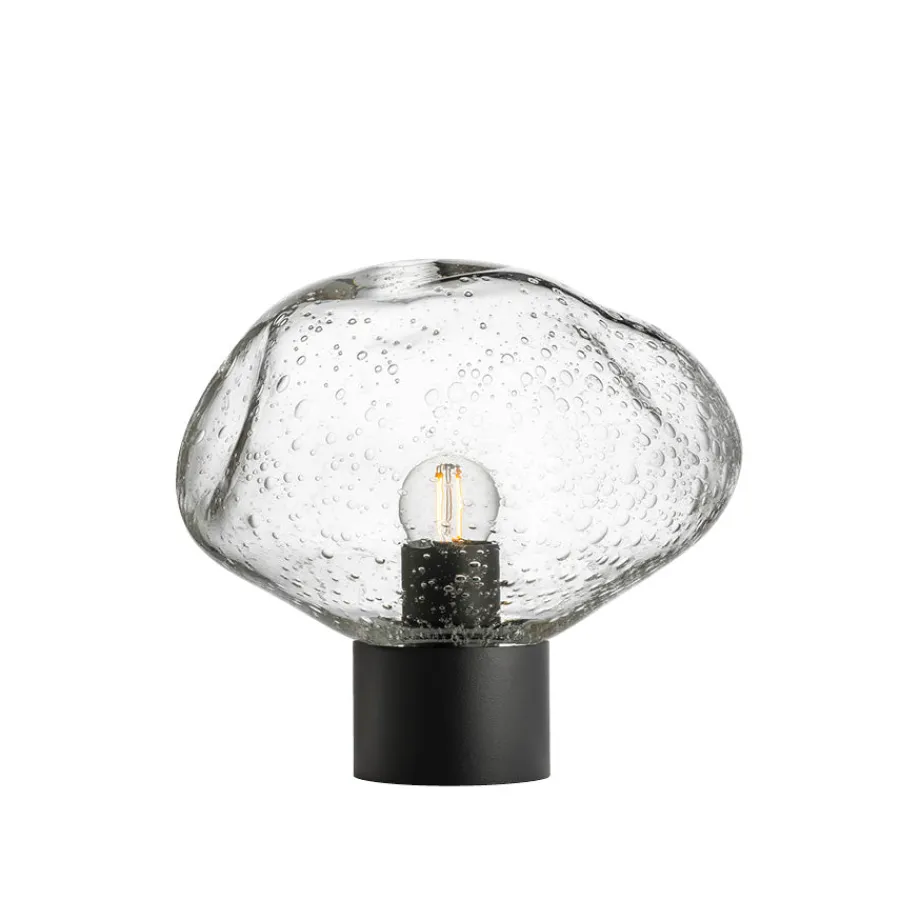 HADELAND GLASSVERK Bordlamper|Bordlamper-CRYSTAL STONE BORDLAMPE KLAR M/SODA