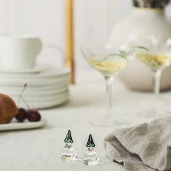 HADELAND GLASSVERK AS Julepynt-DIAMANTNISSE GRØNN LUE 4,35 CM 2 PK Grønn