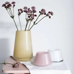 HADELAND GLASSVERK Vaser-DUGG VASE 20 CM GUL