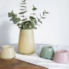 HADELAND GLASSVERK Vaser-DUGG VASE 20 CM HVIT