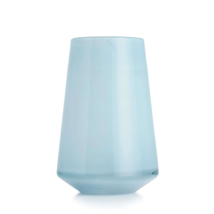 HADELAND GLASSVERK Vaser-DUGG VASE 20 CM LYSEBLÅ