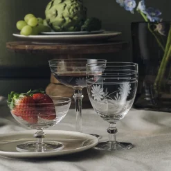 HADELAND GLASSVERK Champagneglass-ELIZABETH CHAMPAGNESKÅL BLOMSTERSLIP 25CL 2PK