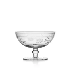 HADELAND GLASSVERK Skåler Og Boller-ELIZABETH DESSERTSKÅL MED STETT BLOMSTERSLIP 25CL 2PK