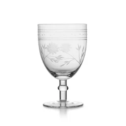 HADELAND GLASSVERK Vinglass-ELIZABETH GLASS MED STETT BLOMSTERSLIP 35CL 2PK