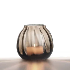 HADELAND GLASSVERK AS Lyslykter Og Lanterner-ELLA LYSLYKT 9 CM 2PK KAKAO