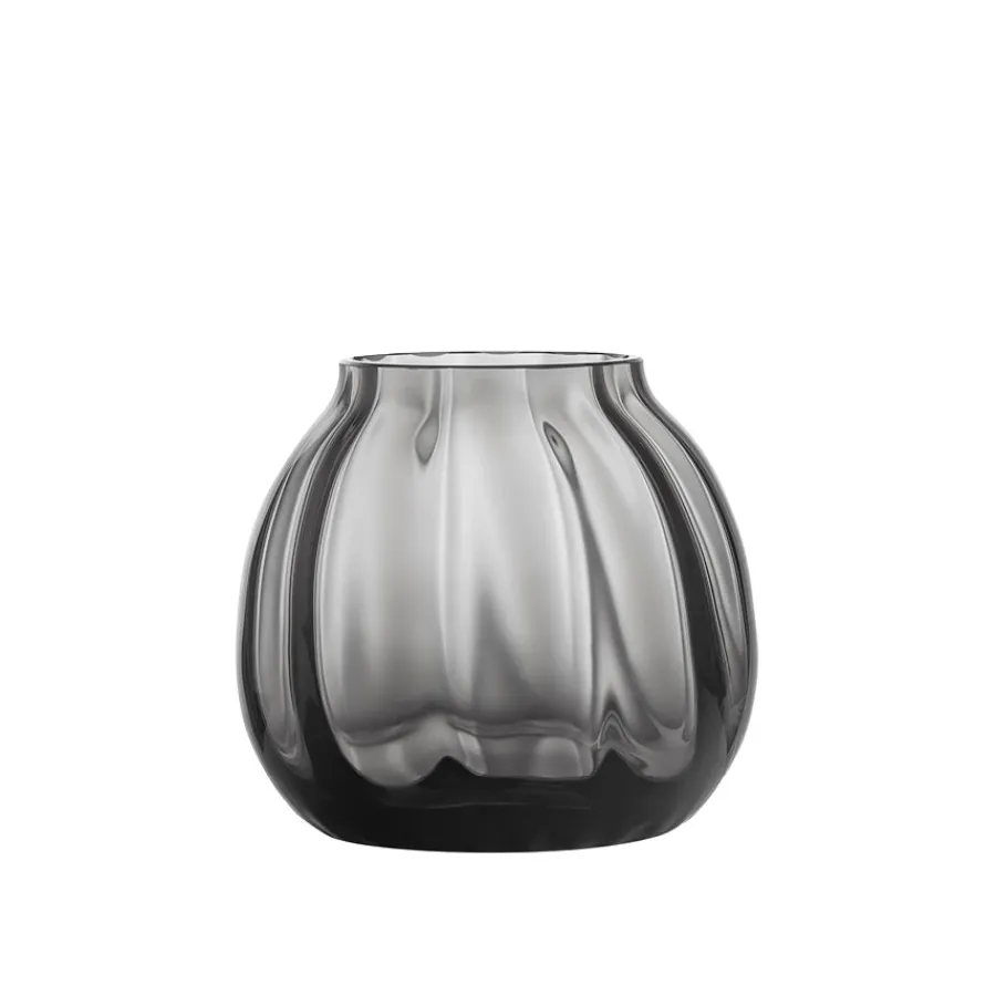 HADELAND GLASSVERK AS Lyslykter Og Lanterner-ELLA LYSLYKT 9 CM 2PK RØKGRÅ