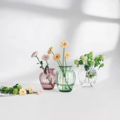 HADELAND GLASSVERK AS Vaser-EMILY VASE 26,5 CM GRØNN OPTIKK