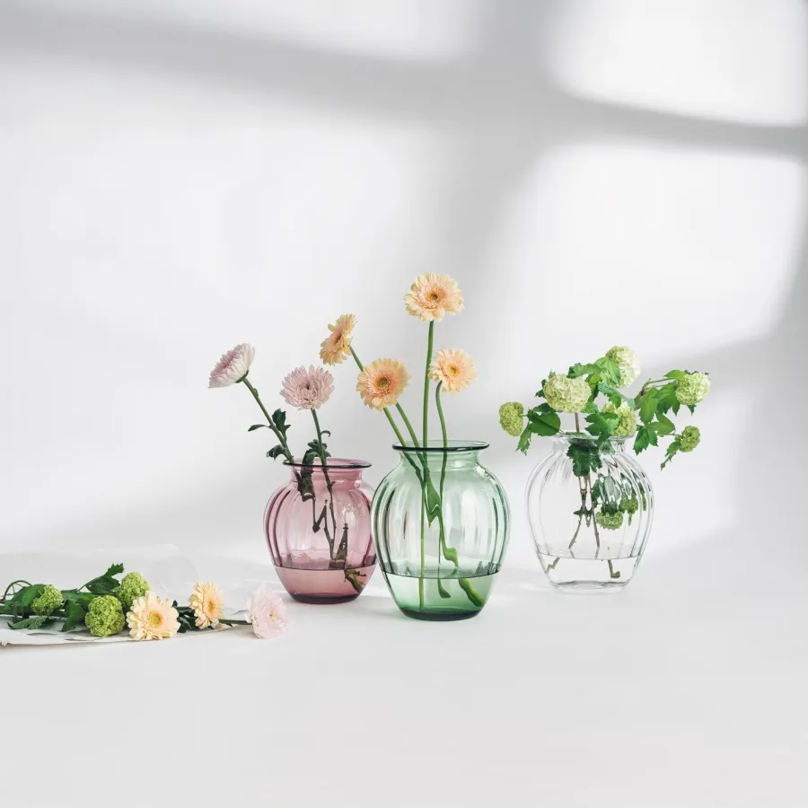 HADELAND GLASSVERK AS Vaser-EMILY VASE 23 CM KLAR OPTIKK