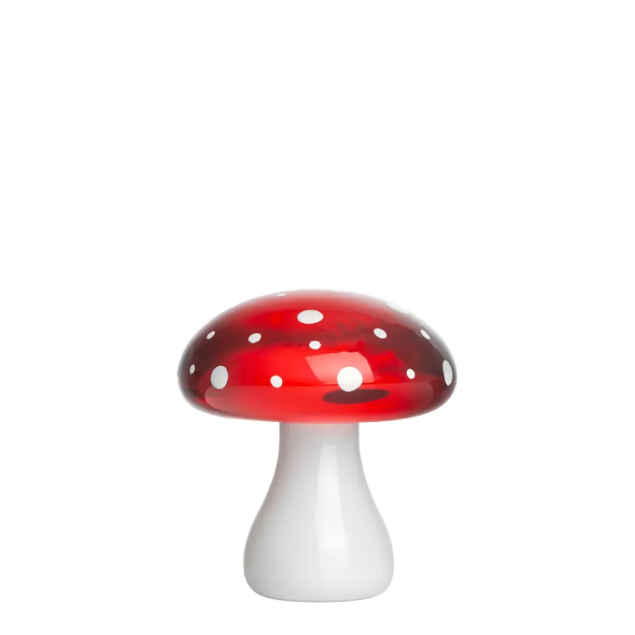 HADELAND GLASSVERK AS Julepynt-FLUESOPP RØD 6,2 CM Rød