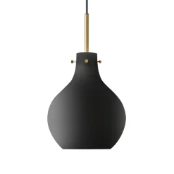 HADELAND GLASSVERK Taklamper|Forma-FORMA TAKLAMPE EMBLA SVART MATT