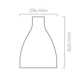 HADELAND GLASSVERK AS Taklamper|Forma-FORMA TAKLAMPE FRØYA HVIT MATT