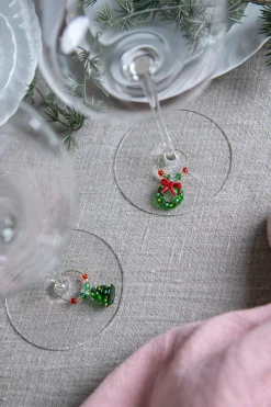 HADELAND GLASSVERK Julepynt-GLASSMARKØR JULEMOTIV 6 PK