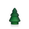 HADELAND GLASSVERK Julepynt-GLASSTRE FROSTET GRØNN 12,7 CM
