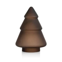 HADELAND GLASSVERK Julepynt-GLASSTRE FROSTET KAKAO 12,7 CM