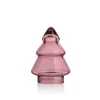 HADELAND GLASSVERK Julepynt-GLASSTRE ROSA 9,8 CM