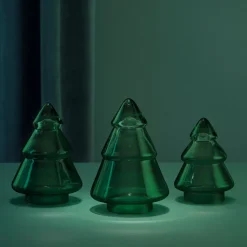 HADELAND GLASSVERK AS Julepynt-GLASSTRE VINTERGRØNN 9,8 CM Grønn