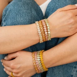HADELAND GLASSVERK Armbånd|Armbånd-GLIM ARMBÅND GUL