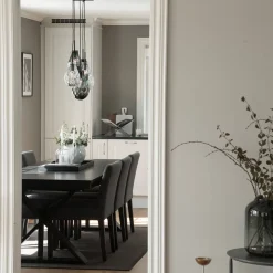 HADELAND GLASSVERK Taklamper|Dråpe-GLITRE DRÅPER 7 STK Røkgrå