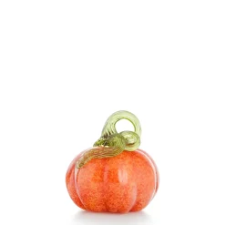 HADELAND GLASSVERK Høstdekor-GRESSKAR ORANSJE 10 CM