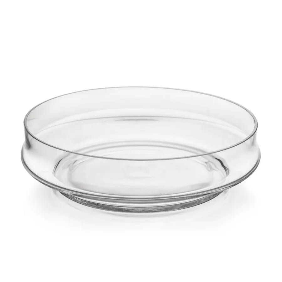 HADELAND GLASSVERK Dekorfat Og -Boller|Fat Og Serveringsfat-HANABI FAT 29 CM KLAR