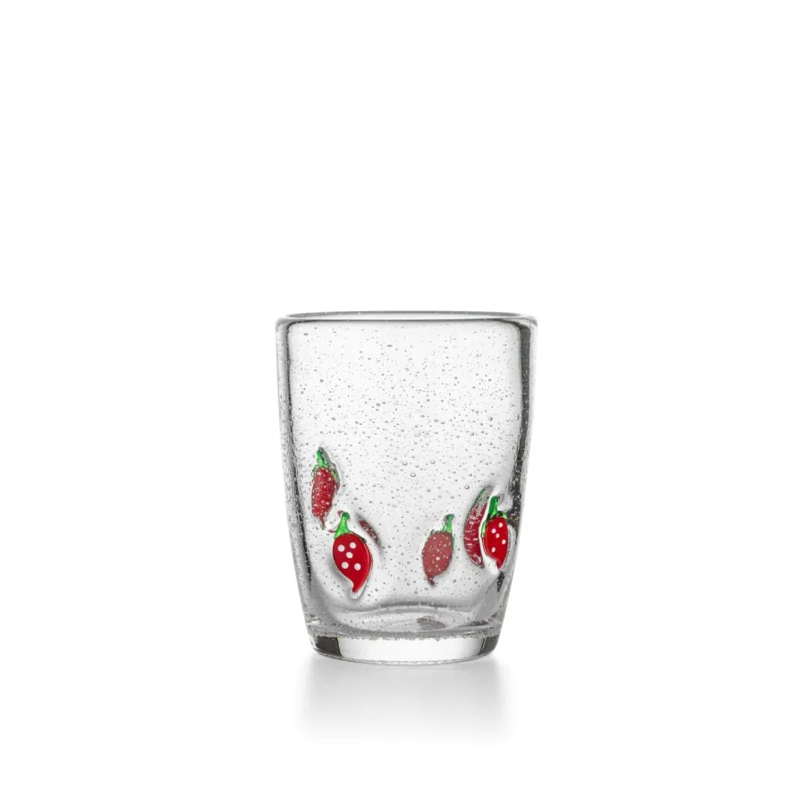 HADELAND GLASSVERK Vannglass-JORDBÆR GLASS 40 CL 4 PK
