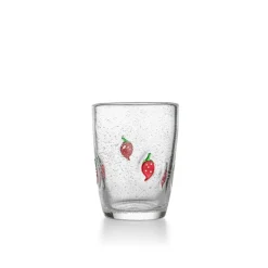 HADELAND GLASSVERK Vannglass-JORDBÆR GLASS 40 CL 4 PK