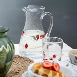 HADELAND GLASSVERK Mugger-JORDBÆR MUGGE 110 CL