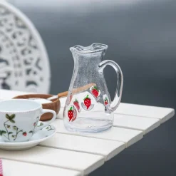 HADELAND GLASSVERK Mugger-JORDBÆR MUGGE 45 CL