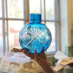 HADELAND GLASSVERK AS Taklamper|Krystallkuler-KRYSTALLKULE TAKLAMPE FINN 200MM Klar