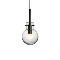HADELAND GLASSVERK Taklamper|Krystallkuler-KRYSTALLKULE TAKLAMPE GLATT 120MM Klar