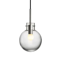 HADELAND GLASSVERK Taklamper|Krystallkuler-KRYSTALLKULE TAKLAMPE GLATT 160MM Klar