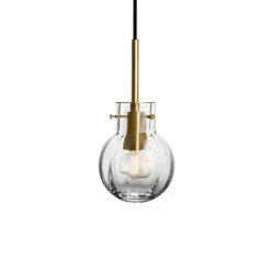 HADELAND GLASSVERK Taklamper|Krystallkuler-KRYSTALLKULE TAKLAMPE OPTIKK 120MM Klar
