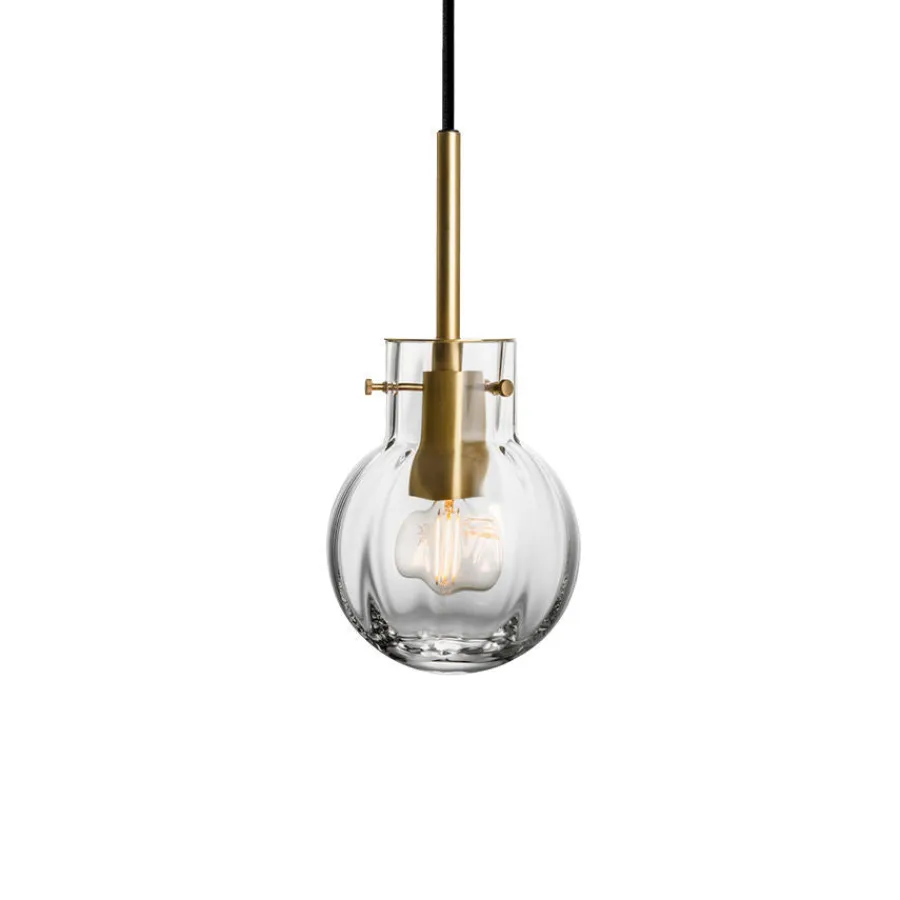 HADELAND GLASSVERK Taklamper|Krystallkuler-KRYSTALLKULE TAKLAMPE OPTIKK 120MM Klar