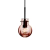 HADELAND GLASSVERK Taklamper|Krystallkuler-KRYSTALLKULE TAKLAMPE OPTIKK MORGENRØD 120MM