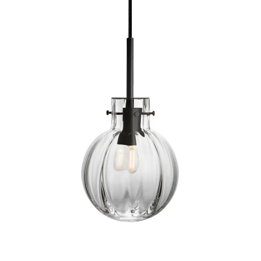 HADELAND GLASSVERK Taklamper|Krystallkuler-KRYSTALLKULE TAKLAMPE OPTIKK 160MM Klar