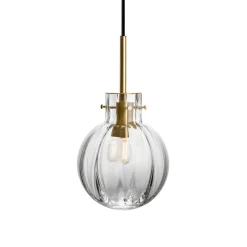 HADELAND GLASSVERK Taklamper|Krystallkuler-KRYSTALLKULE TAKLAMPE OPTIKK 160MM Klar