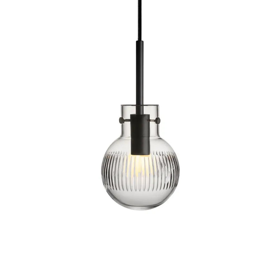 HADELAND GLASSVERK Taklamper|Krystallkuler-KRYSTALLKULE TAKLAMPE SKJÆR 120MM Klar