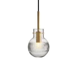 HADELAND GLASSVERK Taklamper|Krystallkuler-KRYSTALLKULE TAKLAMPE SKJÆR 120MM Klar