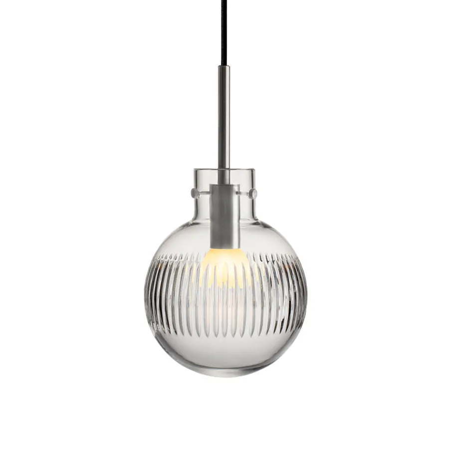 HADELAND GLASSVERK Taklamper|Krystallkuler-KRYSTALLKULE TAKLAMPE SKJÆR 160MM Klar