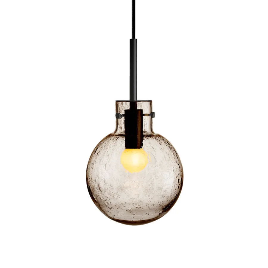 HADELAND GLASSVERK Taklamper|Krystallkuler-KRYSTALLKULE TAKLAMPE SODA 160MM Kakao