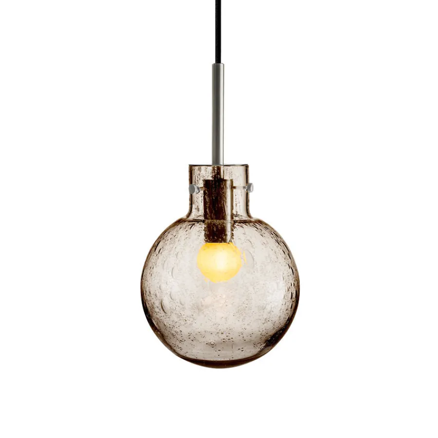 HADELAND GLASSVERK Taklamper|Krystallkuler-KRYSTALLKULE TAKLAMPE SODA 160MM Kakao