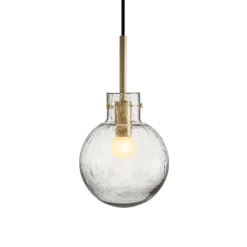 HADELAND GLASSVERK Taklamper|Krystallkuler-KRYSTALLKULE TAKLAMPE SODA 160MM Klar