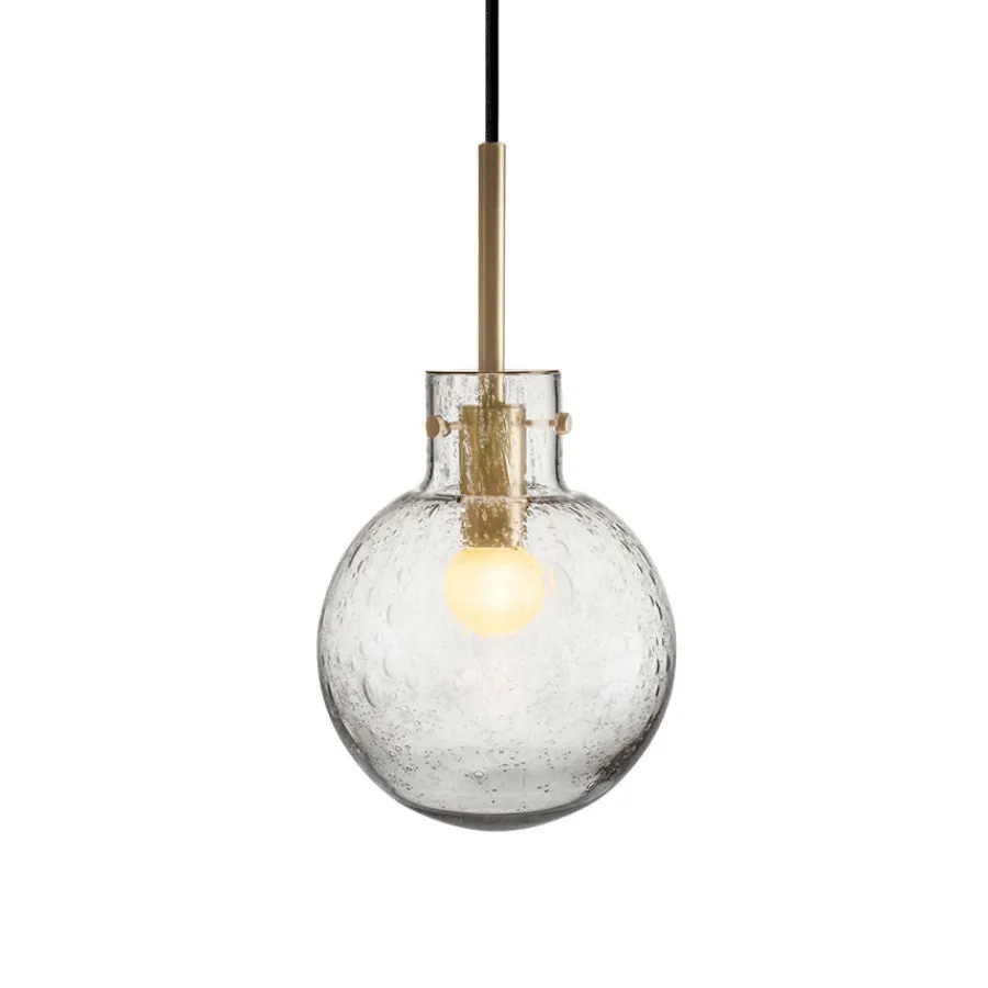 HADELAND GLASSVERK Taklamper|Krystallkuler-KRYSTALLKULE TAKLAMPE SODA 160MM Klar
