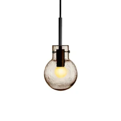 HADELAND GLASSVERK Taklamper|Krystallkuler-KRYSTALLKULE TAKLAMPE SODA 120MM Kakao